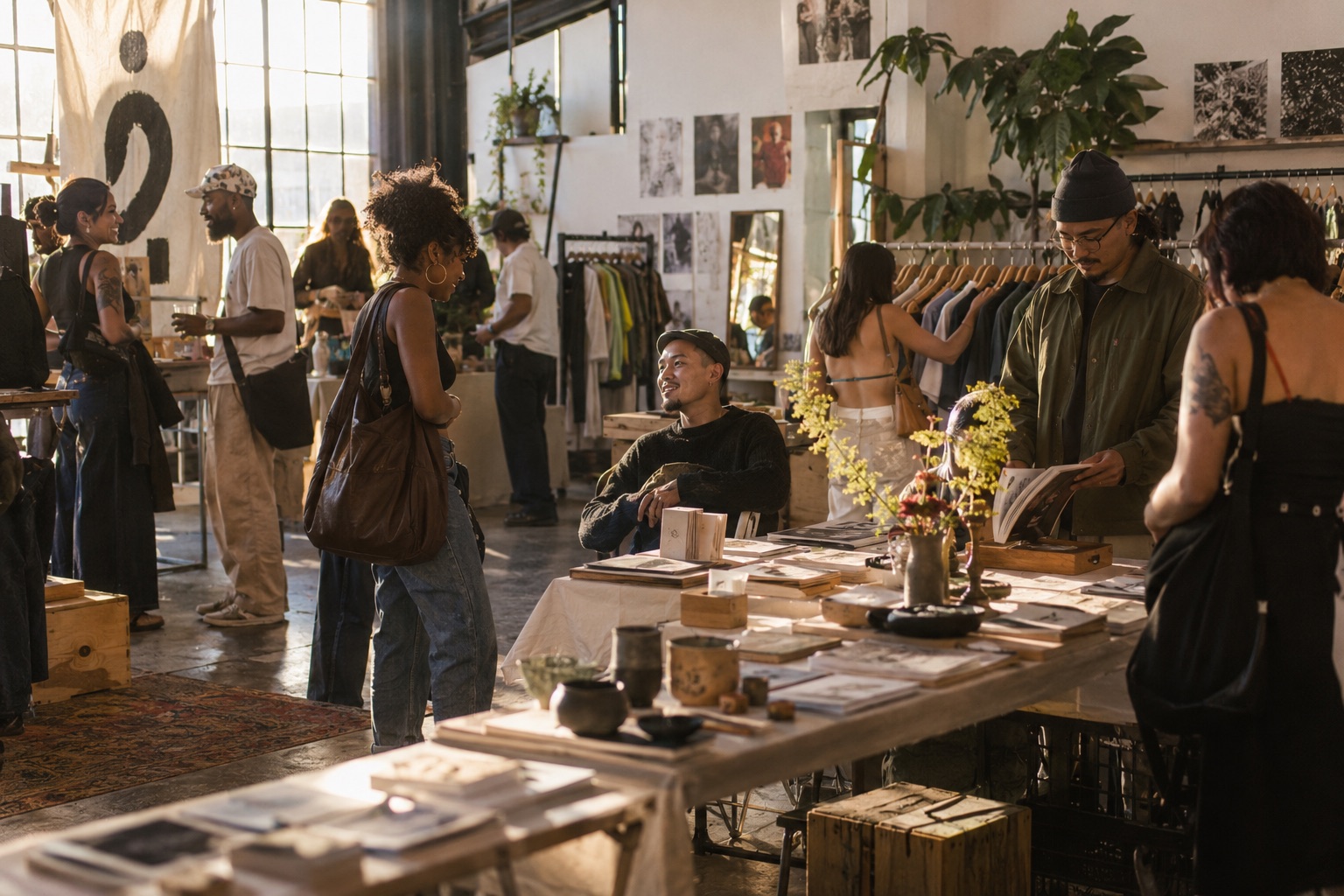 Illustrative image of an independent creative marketplace